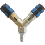 Rectus 3/8" Y-stykke 2 stk 1625 kobling