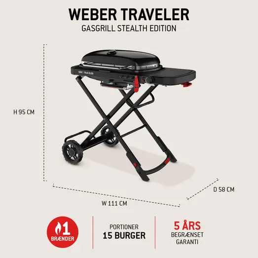 Weber® Traveler® gasgrill