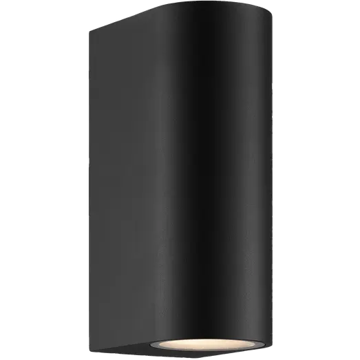 Nordlux Dion Double udendørs væglampe GU10 sort