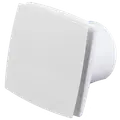 Duka ventilator EL 700Q TH fugt og tidsstyret - hvid - Ø100 mm