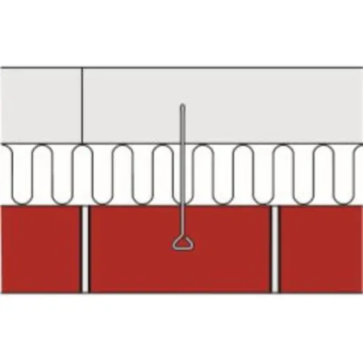 Arminox murbinder m/øje Ø4 mm rustfrit stål