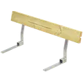 Plus ryglæn til bord/bænkesæt 118 cm