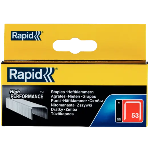 Rapid Nr. 53 fintrådshæfteklammer 10 mm 2500 stk.
