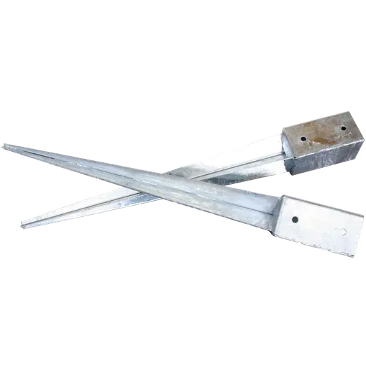 Stolpespyd med boltehuller, 71x71x750 mm