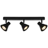 Nordlux EIK 3-spotlampe Sort