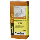 Weber tyndpudsmørtel 1002-Y, 25 kg, hvid
