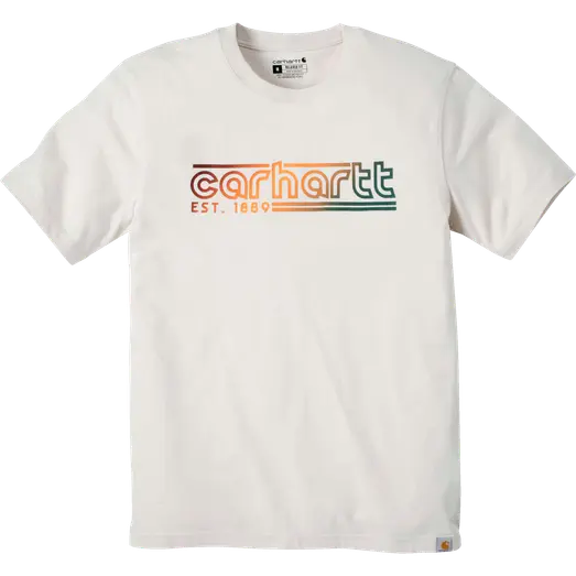 Carhartt S/S logo graphic t-shirt creme