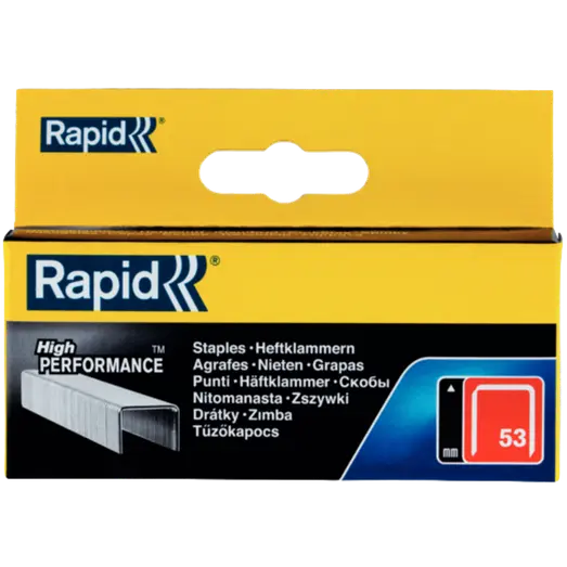 Rapid Nr. 53 fintrådshæfteklammer 8 mm 2500 stk.