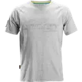 Snickers Workwear t-shirt kortærmet logo lys gråmeleret
