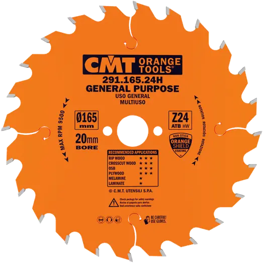 CMT savklinge 165x2,2x20 Z24W