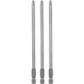 Milwaukee PH2 bits til gipsskruemaskine 148 mm - 3 stk.
