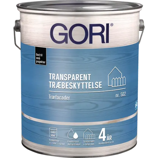 GORI 502 transparent træbeskyttelse farveløs