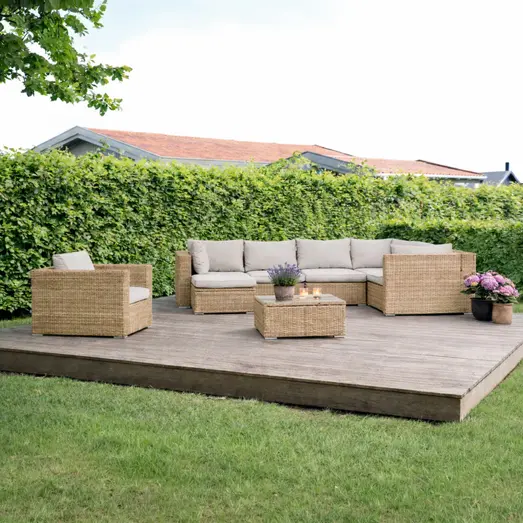 Tunø modulsofasæt 7 dele natur