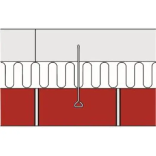 Arminox murbinder m/øje Ø4 mm rustfrit stål