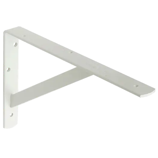 Bæring m/skråstiver 250x390 mm hvid