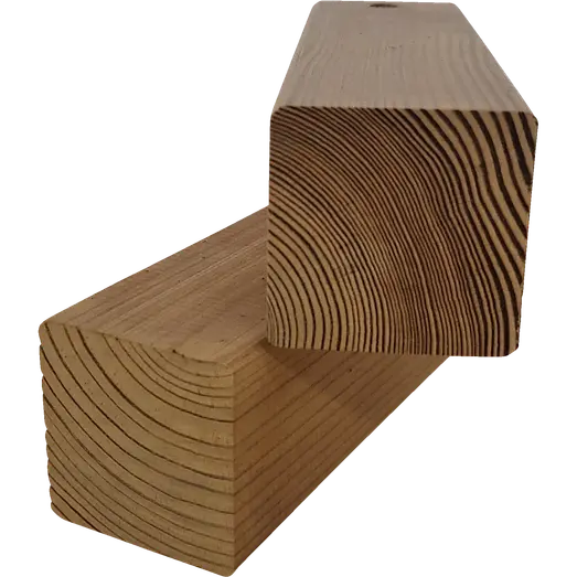 FT Embla® ThermoWood®, høvlet m/afrundede hjørner 50x50 mm