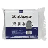 Abena affaldspose m/snøreluk 20 liter grå