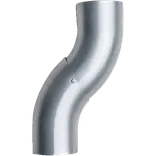 Plastmo nedførsel 75 mm stål plus