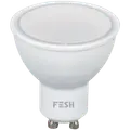 FESH LED spot multicolur GU10 5W Ø50 mm hvid