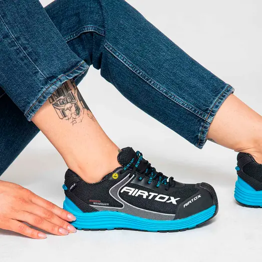 Airtox McLaren sikkerhedssko sort