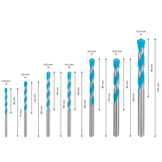 Bosch Expert Cyl-9 multiconstruction borsæt 4 - 12 mm