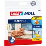 Tesamoll® P-Profil, hvid 9mm x 6 m