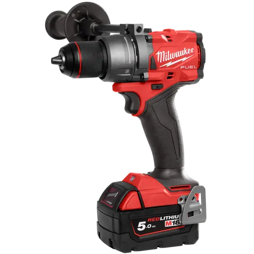 Milwaukee M18™ Fuel™ FDP3-502X slagboremaskine 2x5,0Ah batteri/lader og HD boks