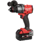 Milwaukee M18™ Fuel™ FDP3-502X slagboremaskine 2x5,0Ah batteri/lader og HD boks