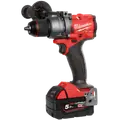 Milwaukee M18™ Fuel™ FDP3-502X slagboremaskine 2x5,0Ah batteri/lader og HD boks