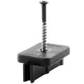 Wimex preload t-clips sort , inkl. skrue 45 mmtil Fur royal , 100 stk. pr. kasse