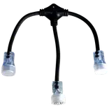 Blue Electric Flex-Line T-splitter