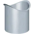 Rheinzink børdlet tudstykke 280x76 mm