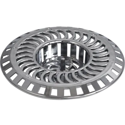 Hårfanger t/vask 70 mm krom