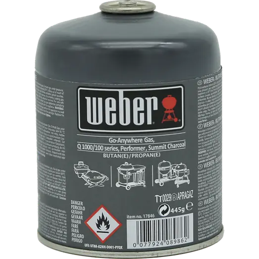 Weber gasdåse, 445 gram
