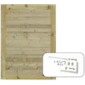PLUS Plank enkeltlåge inkl. beslag 100×125 cm