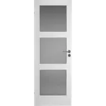 Swedoor Easy GW3 m/glas stående hvid 40x725x2040 mm