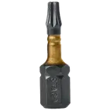 STACO bits heavy duty 1/4 x 25 mm torsion impact TX 10 20 stk gul