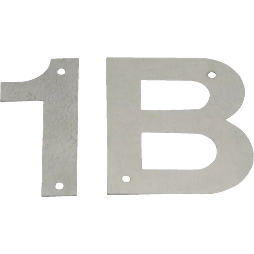 Husbogstaver 14 cm galvaniseret