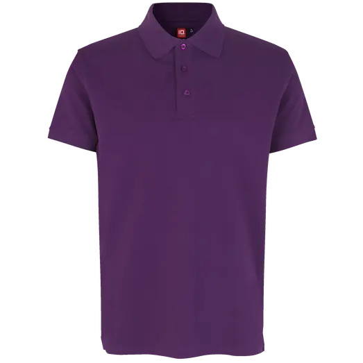 ID Stretch herre poloshirt lilla