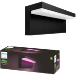 Philips Hue Nyro udendørs væglampe sort