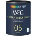 Dyrup Væg 05 vægmaling ekstra dækkende hvid 0,75 L