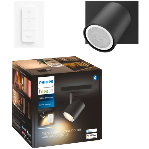 Philips Hue Runner Enkelt Spot sort