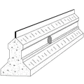 Kota betonleder A50 390 cm.