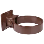 Plastmo plastrørholder brun (2 stk)