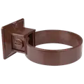 Plastmo plastrørholder brun (2 stk)