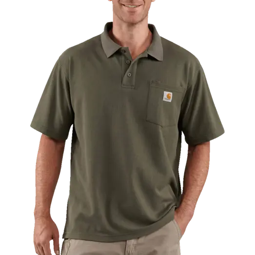 Carhartt poloshirt kortærmet herre moss green