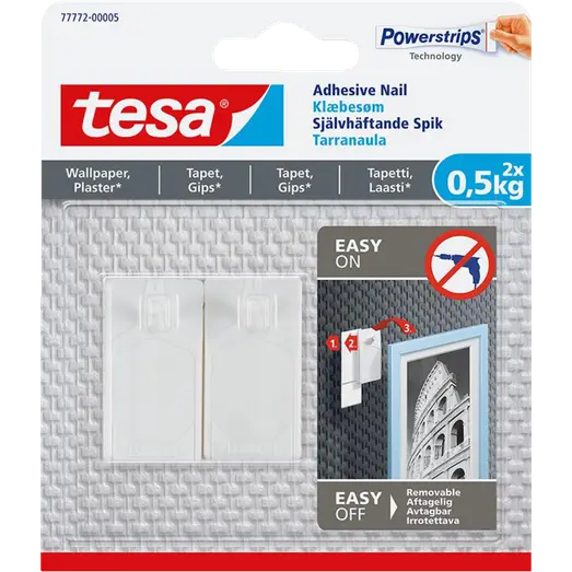 Tesa® Klæbesøm til tapet og gips (0,5 kg) - 2-pk