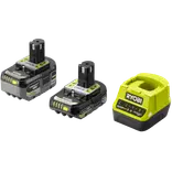 Ryobi RC18120-242X 18V ONE+ batteri-/opladersæt 1x2,0+4,0Ah batteri/lader