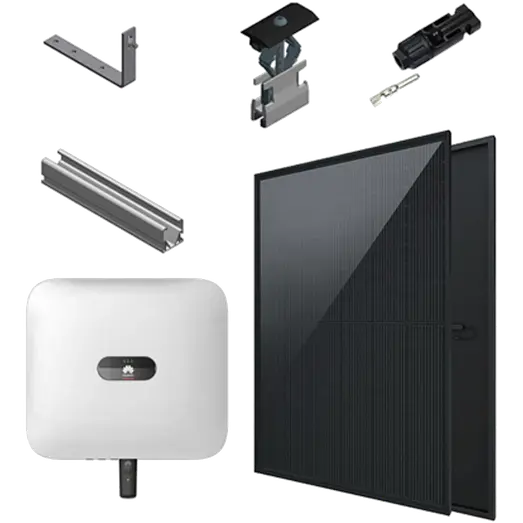 Solcellepakke til skrå tagpaptag