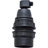 E-Line fatning E14 m/gevind 2. ringe sort